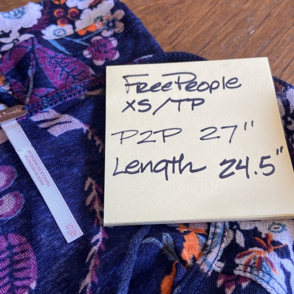 FREE PEOPLE Isabel Tiered Tunic XS - Picture 9 of 10